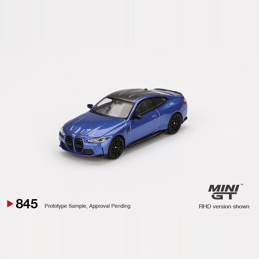 MINIGT 1: 64 BMW BMW M4 Competition G82 Mẫu xe hợp kim xanh 845