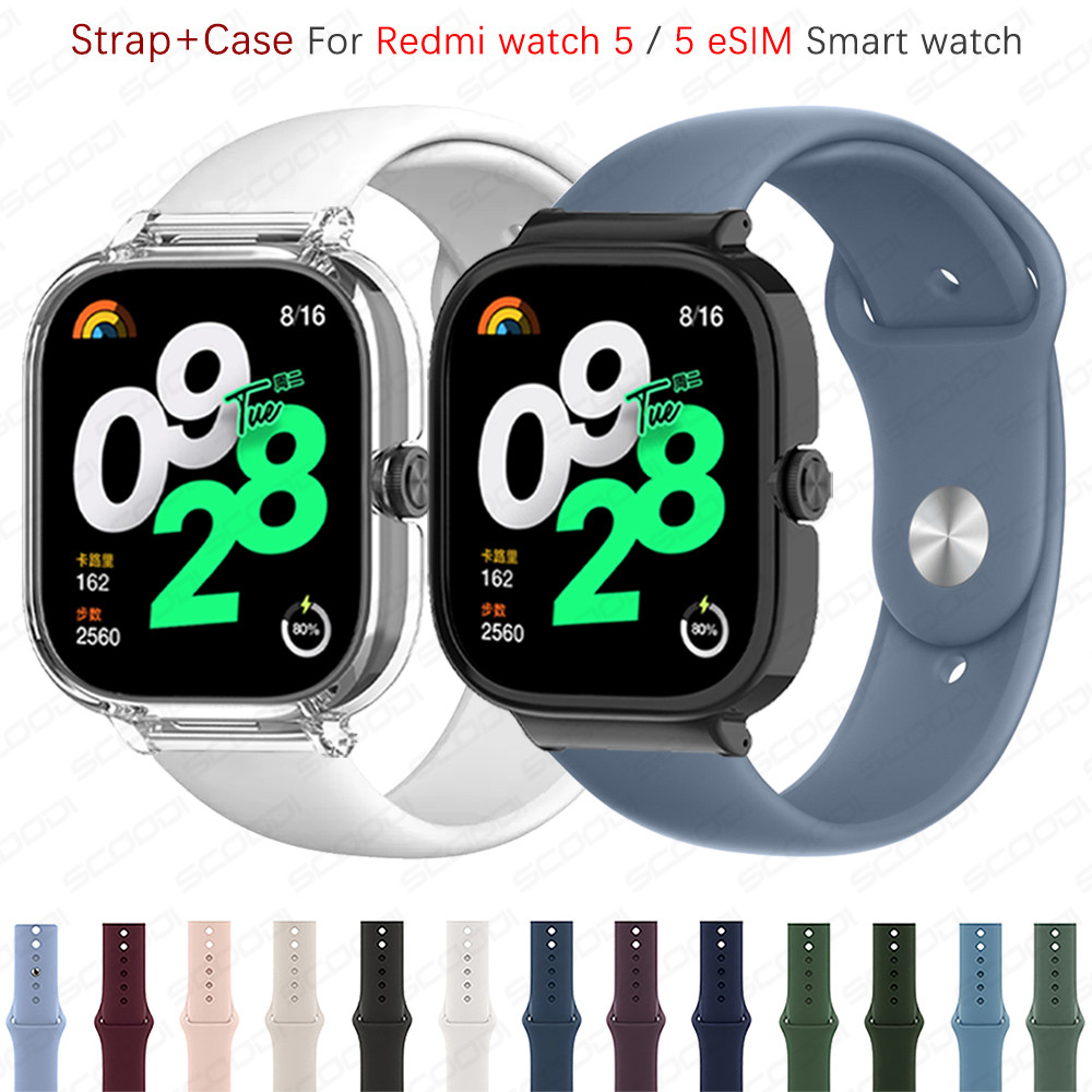 Dây đeo đồng hồ có vỏ cho Redmi Watch 5 / 5 eSIM Watch Lite Smart Watch Dây đeo đồng hồ đeo tay Phụ 