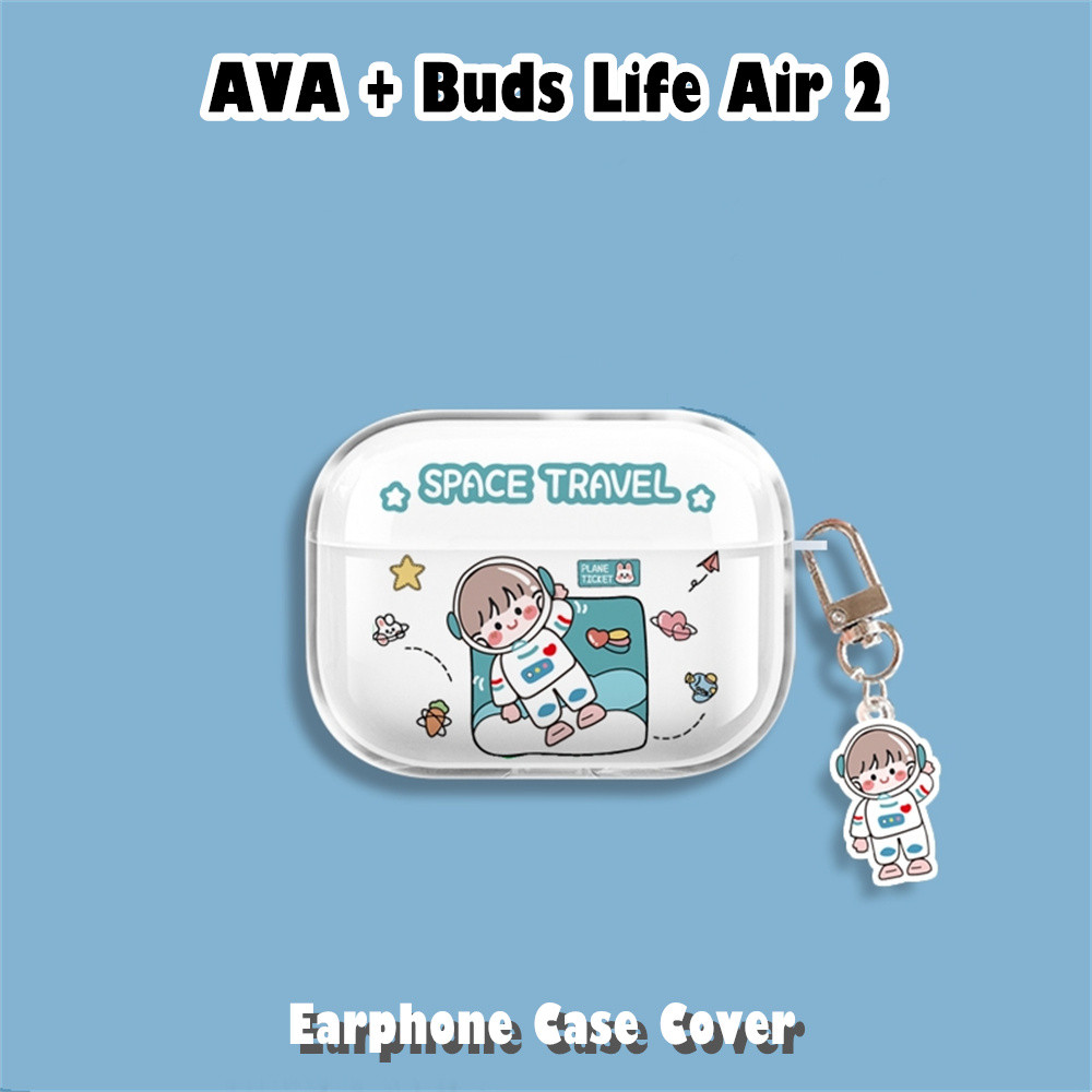 [Xu Hướng Mặt Trước] Dành Cho AVA + Buds Life Air 2 Vỏ Tai Nghe Silicon Mềm Hoạt Hình Phong Cách Mùa