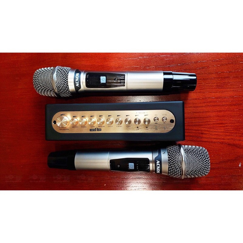 Vang Số Chỉnh Cơ Acnos Mi30S V2 2025 (Bluetooth & Micro, DSP, DAC 24bit, Kết Nối FM Ô Tô Hát Karaoke