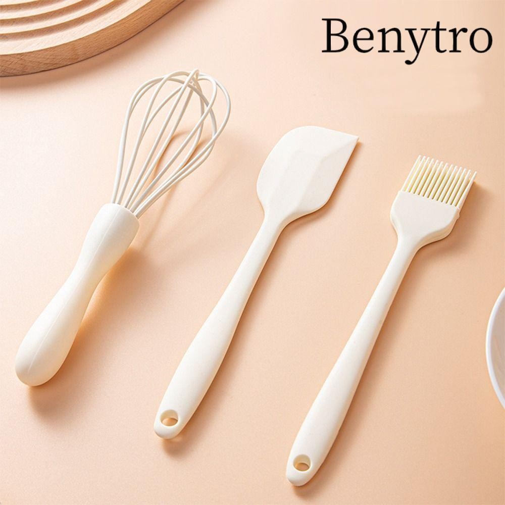 Tiện ích nhà bếp BENYTRO, Dụng cụ nấu ăn thiết kế công thái học màu trắng, Thiết kế lỗ treo Dụng cụ 