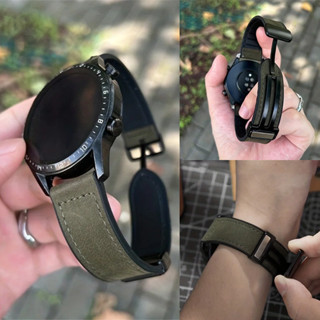 Dây Da Cho Samsung Galaxy Watch 7 6 5 Pro 40mm 44mm Vòng Tay Silicon Watch6 4 Cổ Điển 47 43mm 46mm Thay Thế Correa