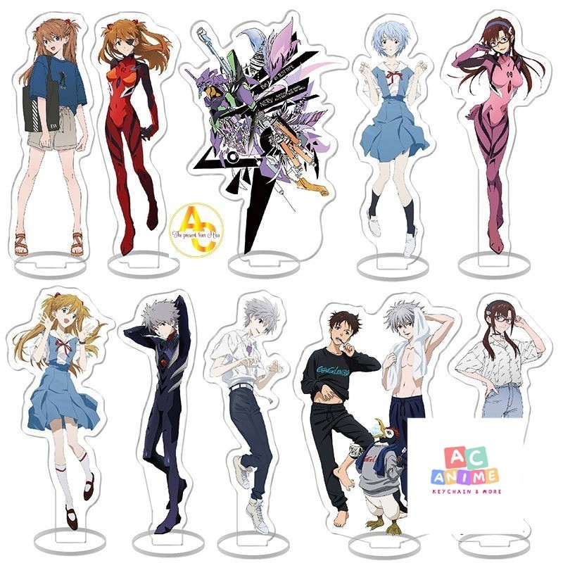 Mô Hình neon genesis evangelion kaworu nagisa ikari shinji ayanami rei Để Bàn Trang Trí