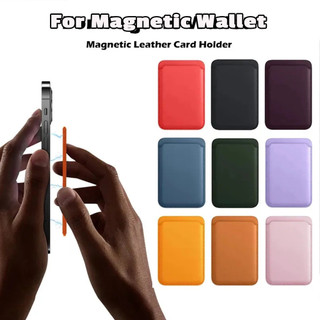 Bao Da Từ Tính Ví Da Từ Tính Kẹp Thẻ Ví Đựng Thẻ Cho IPhone 16 Pro Max Samsung Ốp lưng Ví Đựng Thẻ Túi / Vỏ Điện Thoại
