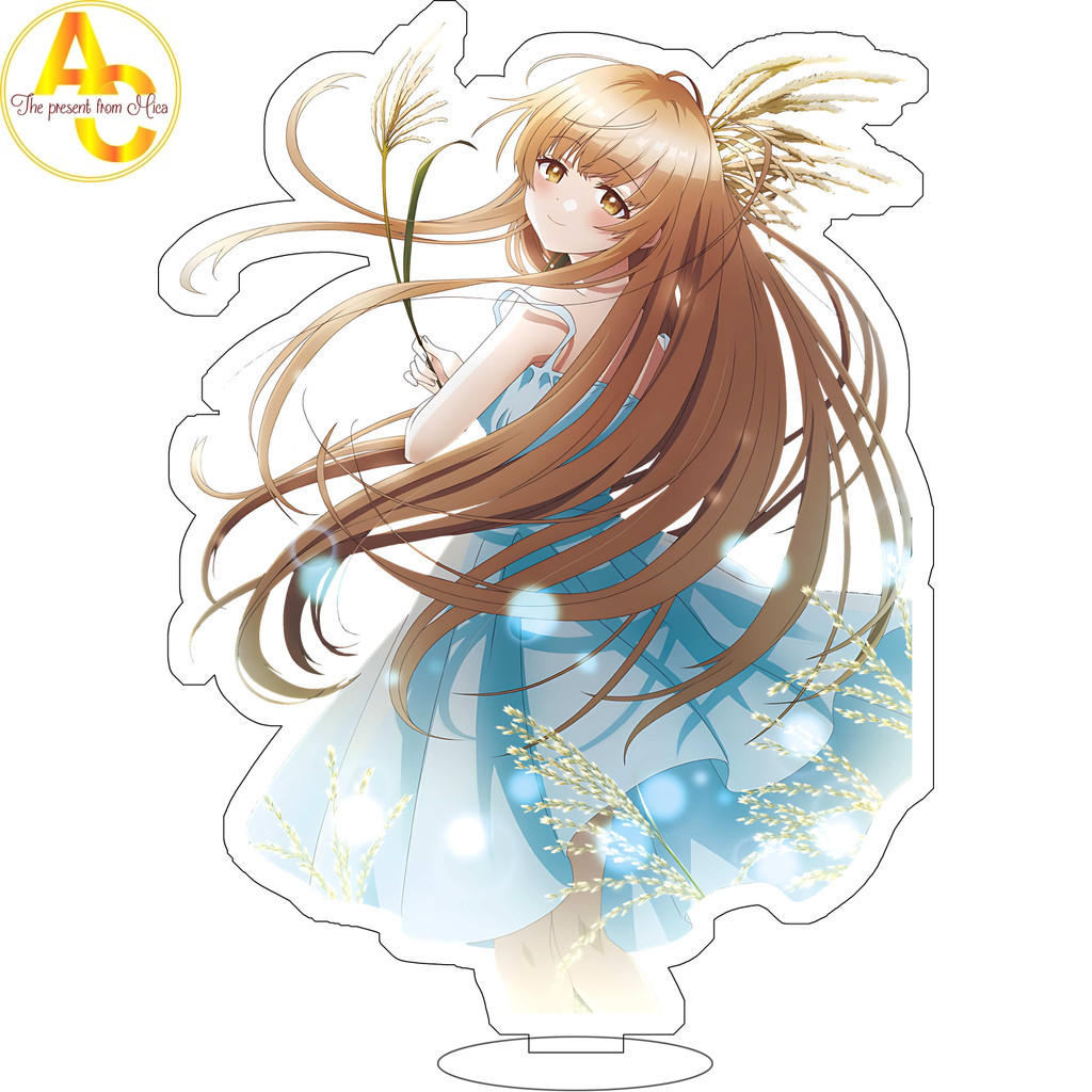 Móc Khoá, Mô Hình Standee Anime Thiên Thần Nhà Bên Shiina Mahiru Fujimiya Amane Trang Trí Bàn Học, L