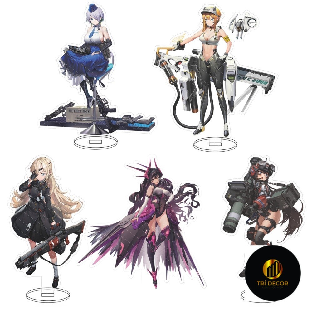 Móc Khoá, Mô Hình Standee NIKKE The Goddess of Victory Trang Trí Bàn Học