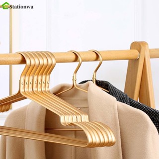  Stationwa Móc Treo Quần Áo Nhiều Màu Chống Gió Chống Trơn Trượt 10 Chiếc Hợp Kim Nhôm Giặt Lưu Trữ Giá Phơi 