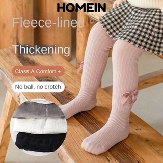 Homein Nơ Cashmere Quần, Dày Tập Đi Vớ Ấm Áp Quần, Dễ Thương Cotton Nhung Trẻ Em Quần Mùa Đông
