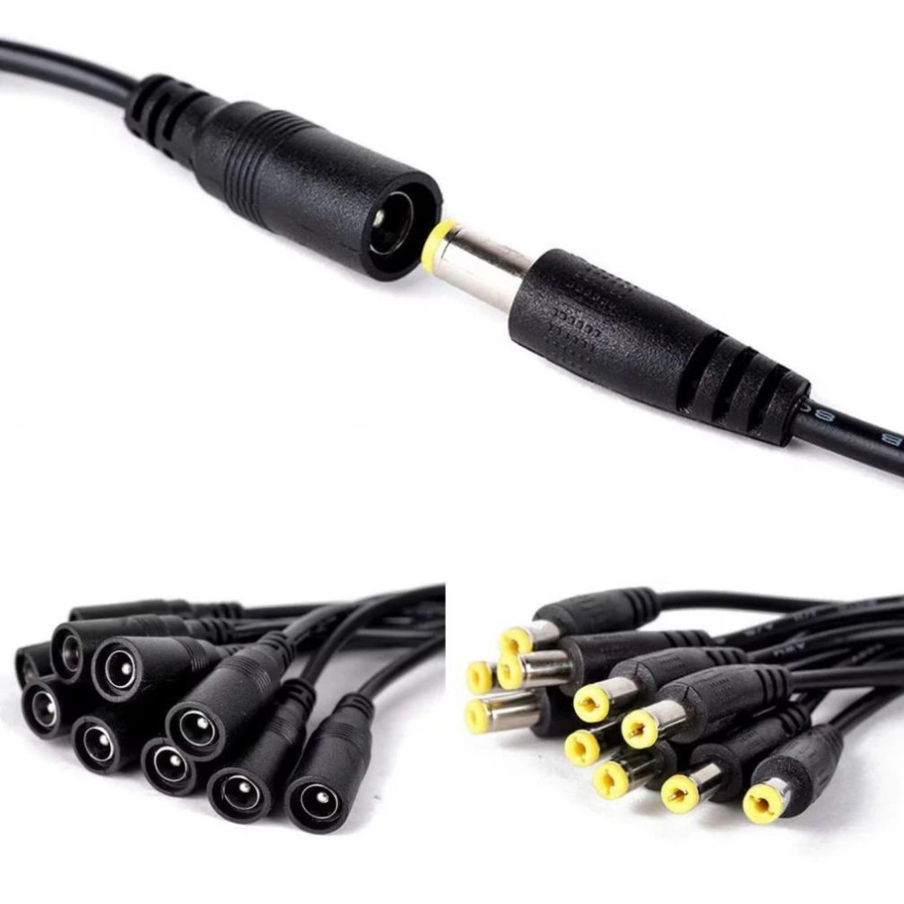 [ Combo ] Dây nguồn DC có jack ( Đực, Cái ) 5.5*2.1mm