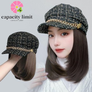  Năng LƯỢNG GIỚI HẠN Tóc Giả Mũ Ngắn Tóc Giả Phong Cách Hàn Quốc Tổng Hợp Beret Tóc Giả Giả Tự Nhiên Thẳng Bob Tóc Mùa Đông 