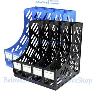 Giá đựng tài liệu văn phòng, File đựng hồ sơ, Kệ đựng sách vở học sinh 4 ngăn tiện dụng