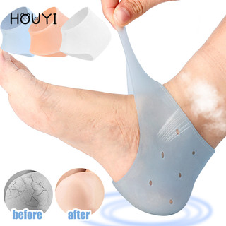 Tay áo bảo vệ silicon gót chân bền bỉ - Hỗ trợ giảm đau Dưỡng ẩm gót chân Dụng cụ chăm sóc bàn chân