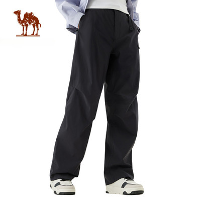 CAMEL CROWN  Ngoài Trời Tấn Công Quần Nam Nữ Chống Thấm Nước Chống Gió Plus Nhung Ấm Quần Đi Bộ Đường Dài
