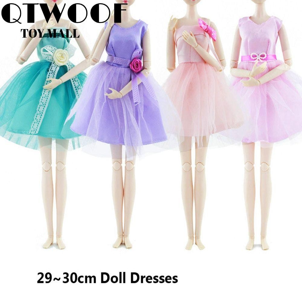 QTWOOF   Đầm búp bê 30cm thời trang