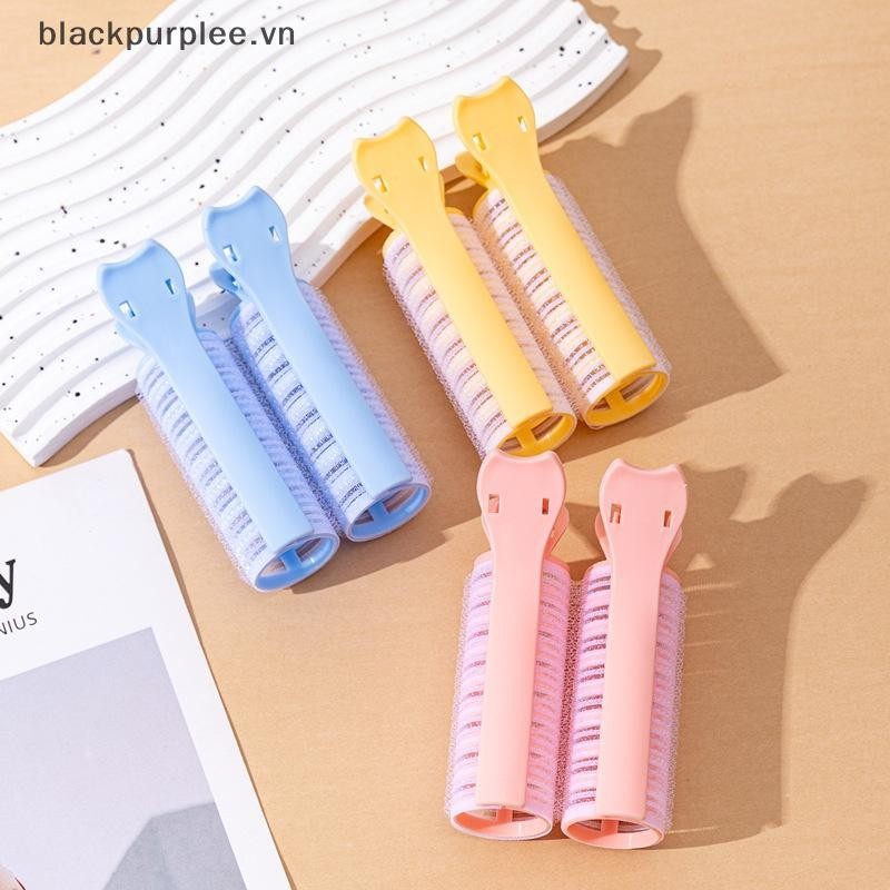 BPURPLE Hair Roller Air Bangs Hair Roller Fluffy Styling Clip Overnight Heatless Hair Curler.