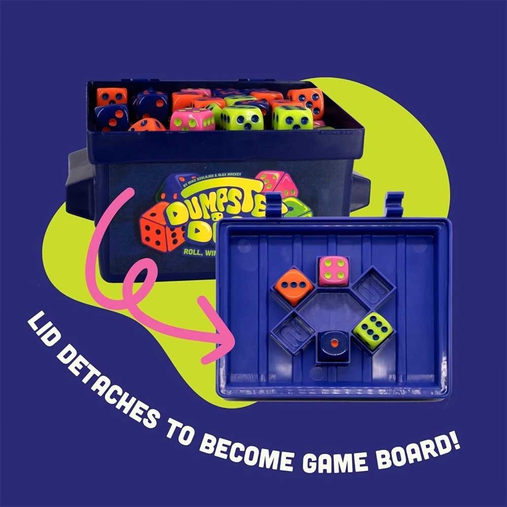 Dumpster Dice Fast paced Family Dice Game