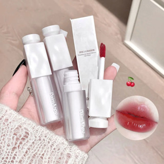 DAIMANPU Gương ống trắng Son bóng dưỡng ẩm Son môi học sinh