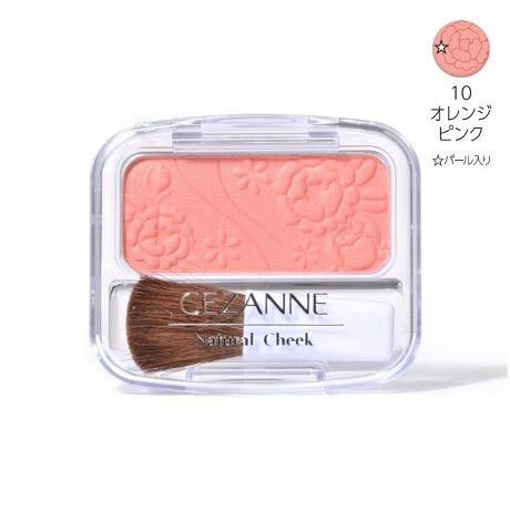 Phấn má hồng Cezanne Nutural Cheek 4g (10 - Orange Pink)