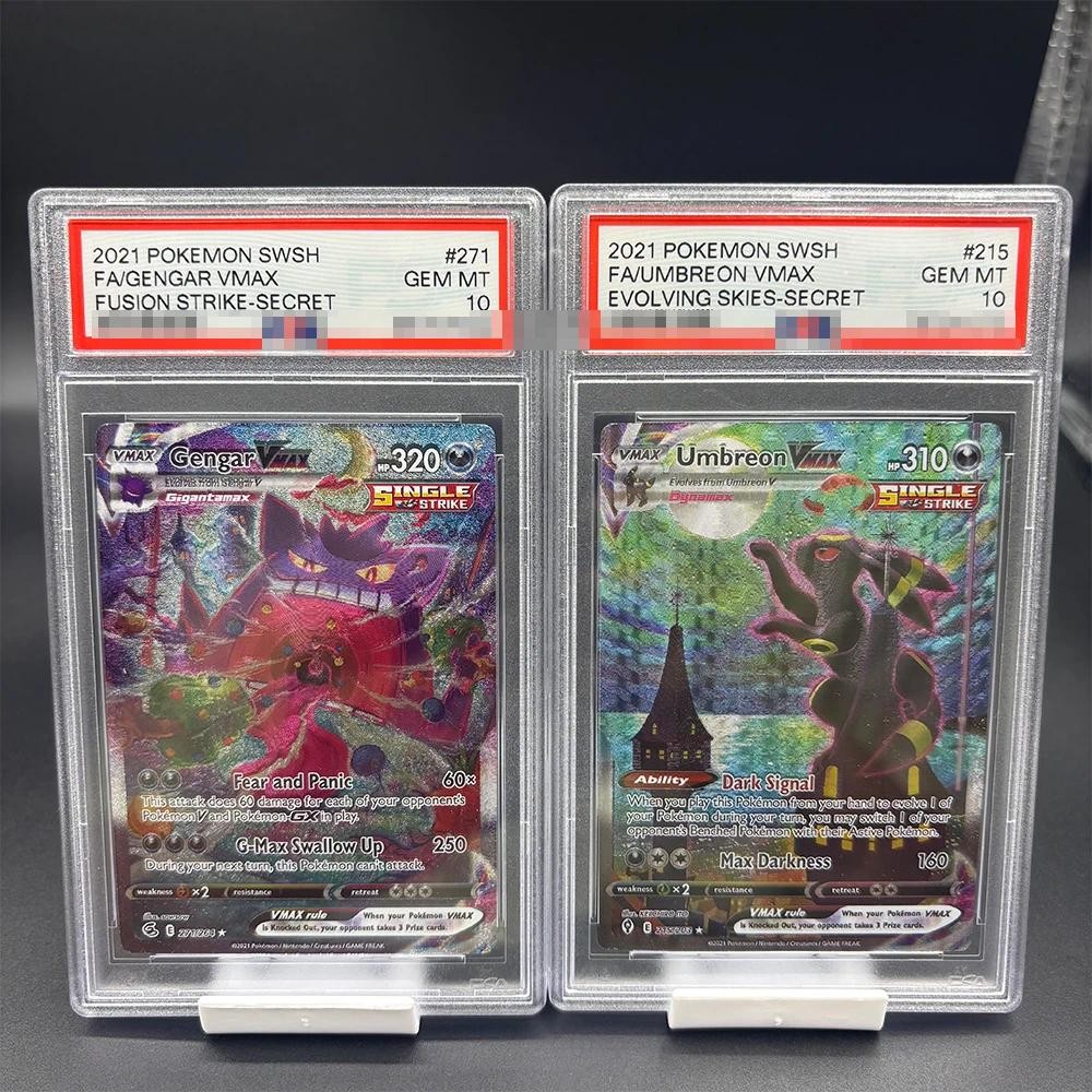 DIY PSA10 2021 PTCG FA / GENGAR VMAX FA / UMBREON VMAX Bộ sưu tập Thẻ đánh giá 10 điểm Thẻ trò chơi 