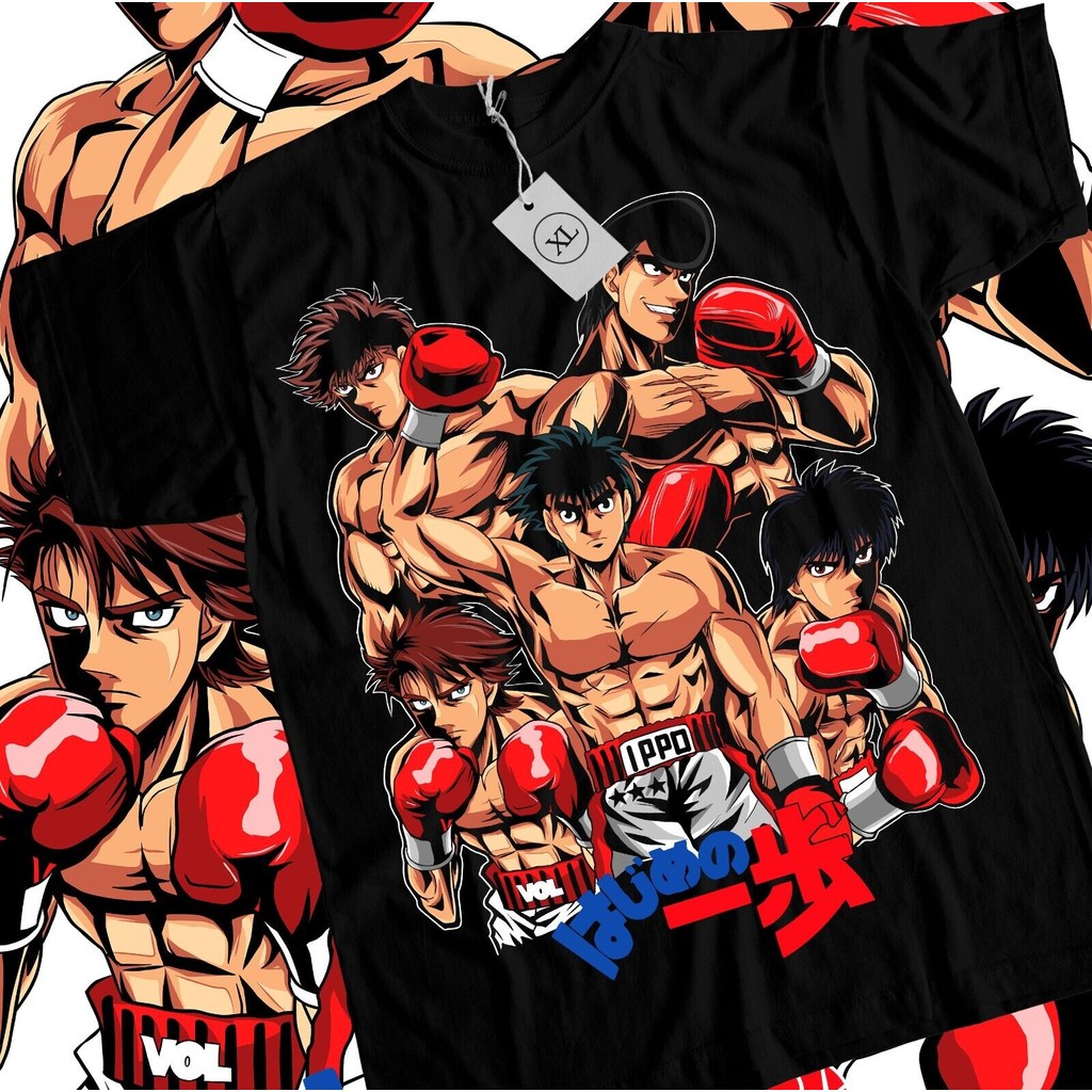 COD Hajime No Ippo Kamogawa Boxing Gym Makunouchi Kbg Áo thun thể thao Quà tặng