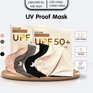 UNICARE COMBO 4 Chiếc Khẩu trang UV - Proof Mask Chống Tia UV Mềm Mịn Mát Thông Thoáng Cao Cấp