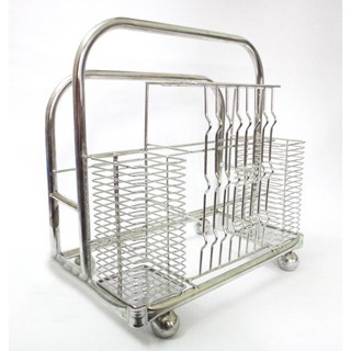 Giá cài dao thớt đũa thìa inox đa năng. Giá để đồ nhà bếp có khay hứng nước.