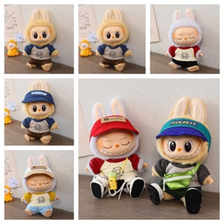 CF (Chỉ Vải) Cho 17 cm Mặt Dây Chuyền Labubu Quần Áo Trẻ Em Thể Thao Quần Áo Thường Ngày Áo Thun Đổi Búp Bê Phụ Kiện Cho Labububupu DIY Trang Trí