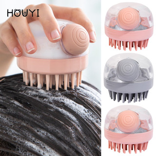 Bàn chải dạng lỏng đầu tiện lợi - Lược Massage dầu gội Bóp - Dụng cụ tắm rửa tóc