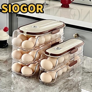 Giá đỡ trứng cuộn tự động , Hộp đựng trứng lăn gia dụng cuộn tự động, Hộp đựng trứng dung tích lớn Nhà bếp chuyên dụng