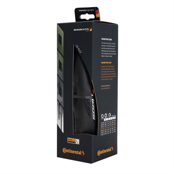 Vỏ Xe Đạp Gấp 700X25C CONTINENTAL Grand Prix 5000 Foldable Bicycle Tire - Đen - 700 x 25C