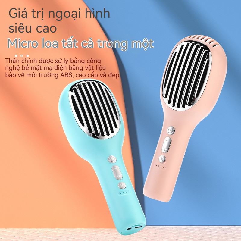 Micro Karaoke kèm loa Bluetooth iCore H888 - Hàng chính hãng