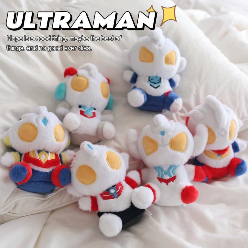 M78 Q Edition Ultraman Tiga Zeta Mặt dây chuyền sang trọng Đồ chơi búp bê M78 Phiên bản Q giới hạn A