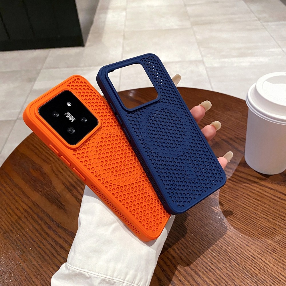 HOCE Tản Nhiệt Lỗ Thông Khí Từ Tính Ốp lưng XIAOMI 17 13 14 15 Redmi K60 K70 Ốp Lưng Silicon Mềm