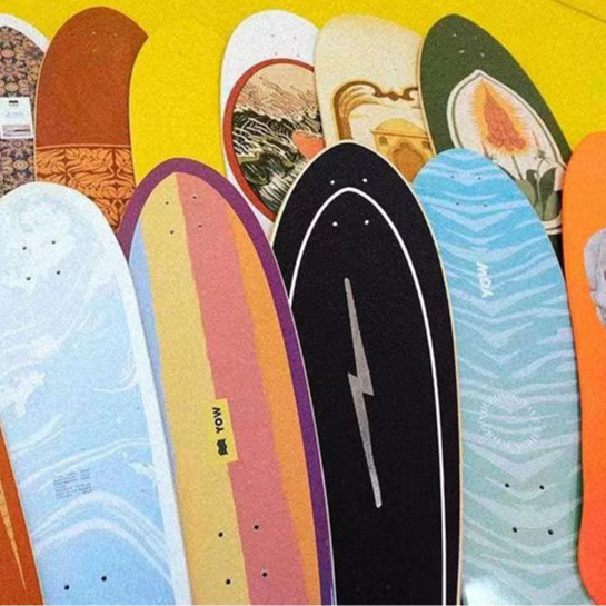 YUW SURF SKATEBOARD DECK VỚI GRIPTAPE PRO SURF DECK MATLES DECK SURFSKATE