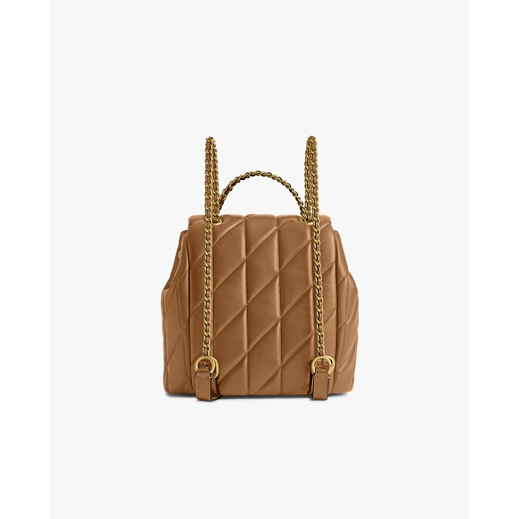 COACH - Balo nữ nắp gập phối logo Tabby_CU076-B4T7J