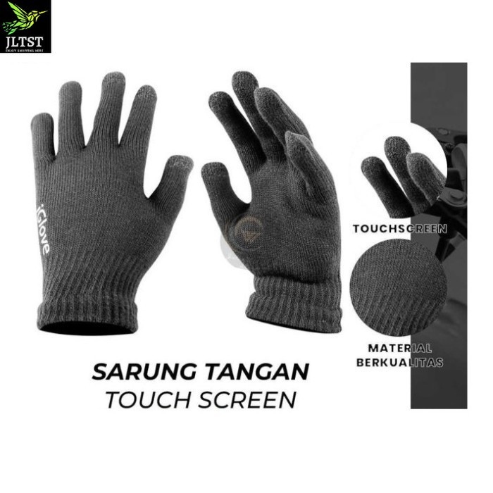 Găng tay xe máy màn hình cảm ứng Cotton chống trượt dành cho nam và nữ Gojek Grab