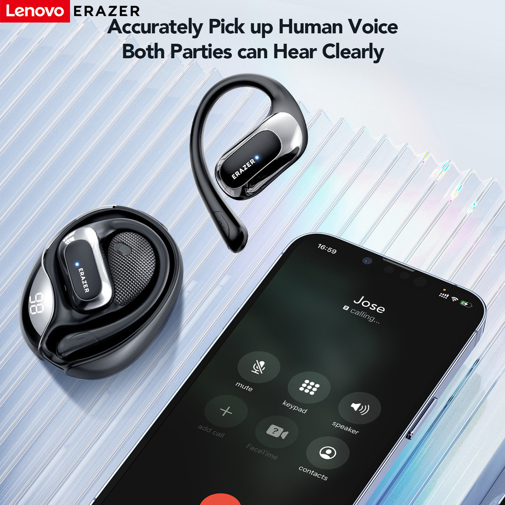 Lenovo Erazer X5 Tai Nghe Bluetooth Dịch Tai nghe Bluetooth 5.4 OWS Tai nghe thể thao IPX5 không dây có Mic Âm thanh mạnh mẽ | BigBuy360 - bigbuy360.vn