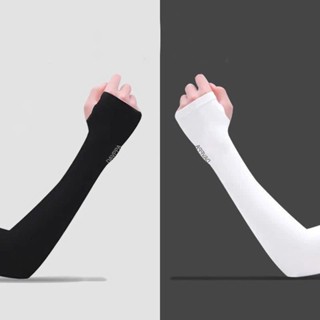  Bao găng tay chống nắng nữ iLita tất vớ ống tay dài chống tia UV che đi nắng xỏ ngón lái xe máy 