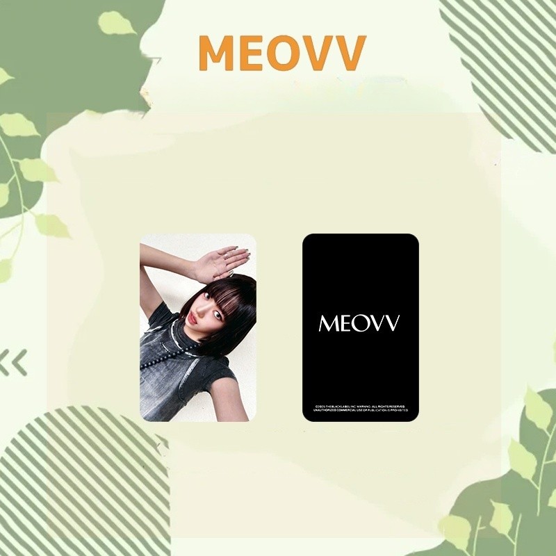 5 Chiếc MEOVV HANGS UP MY EYES OPEN VVIDE Mini Album Photocards DROP TOP show champion TOXIC Lomo Ca