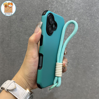 [Dây buộc] Ốp điện thoại chống rơi bốn góc 2 trong 1 Gradient mới phù hợp cho IPhone 11 12 13 14 15 16Pro Max14 15 16 Plus Vỏ bảo vệ chống sốc