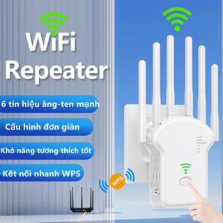  Bộ Kích Sóng WiFi 300Mbps Bộ khuếch đại tín hiệu không dây WIFI 2.4G Đen Trắng 