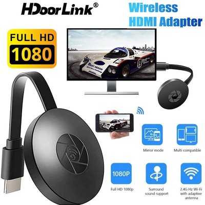 Hdoorlink 1080P MiraScreen G2 Bộ chuyển đổi màn hình không dây Miracast HDMI Dongle Display Adapter