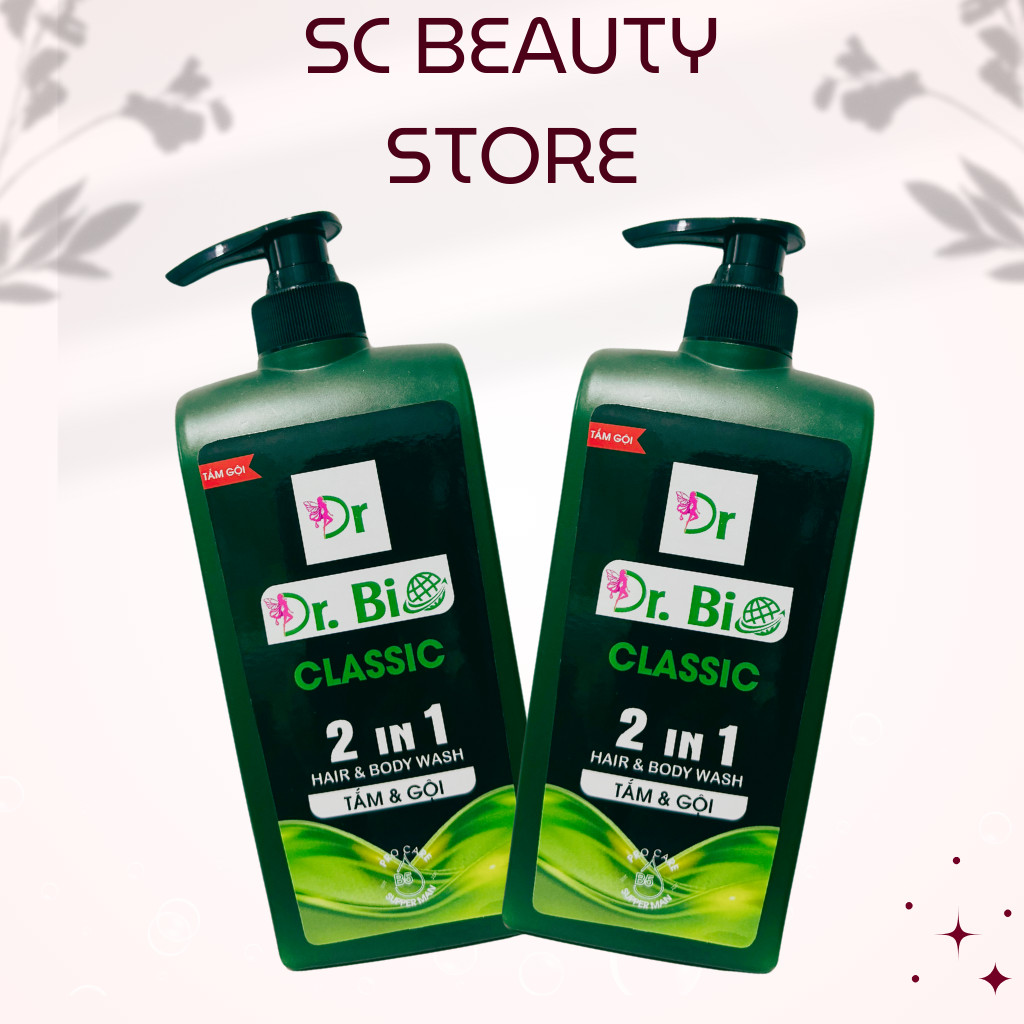 (COMBO 2)Tắm gội nam DR.BIO  hương ROMANO 2 IN 1 cổ điển lịch lãm Dưỡng Thể . #.
