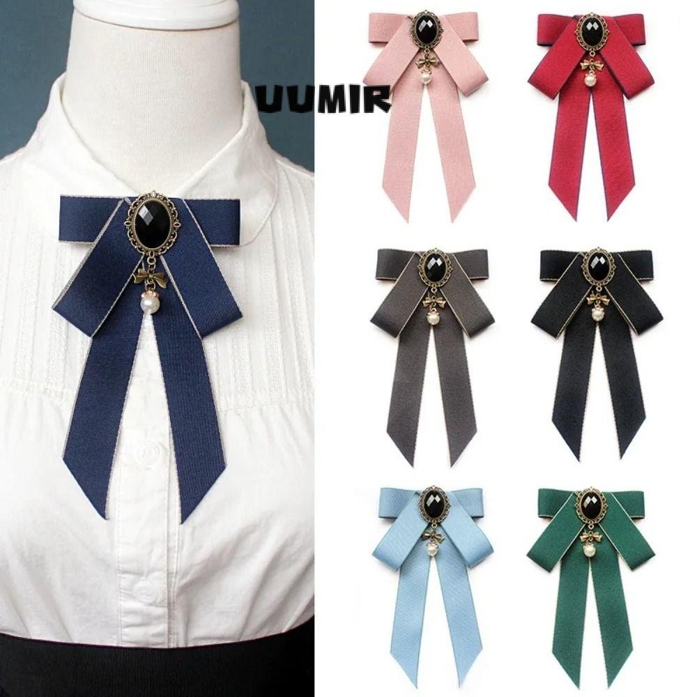 Uumir Thắt Nơ, Kim Cương Giả Hợp Kim Nơ Trâm Cài, Phụ Kiện Trang Sức Trang Trí Cổ Pha Lê Kim Cương Giả Bowtie