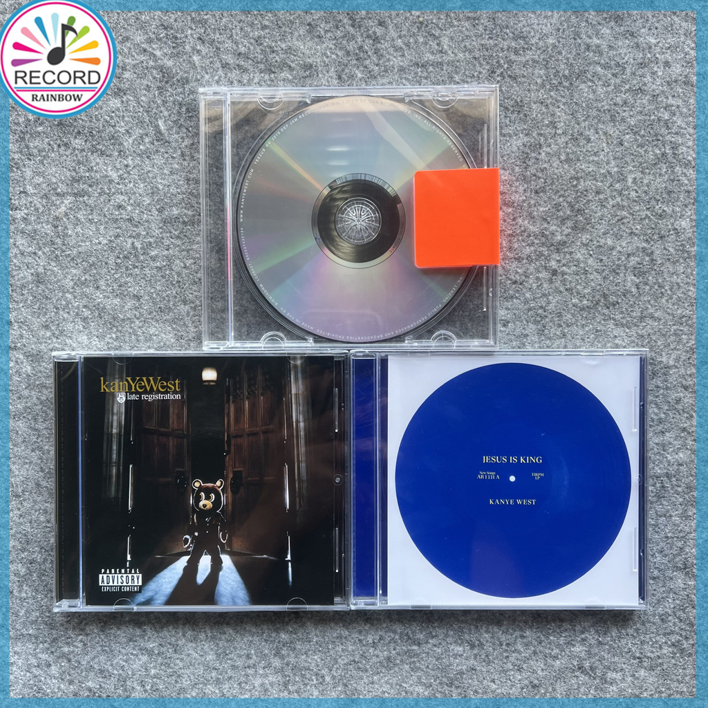 Kanye West Đăng ký muộn, Yeezus, Jesus Is King 3 Album Bộ CD Album [Đã niêm phong] PH2 hoàn toàn mới