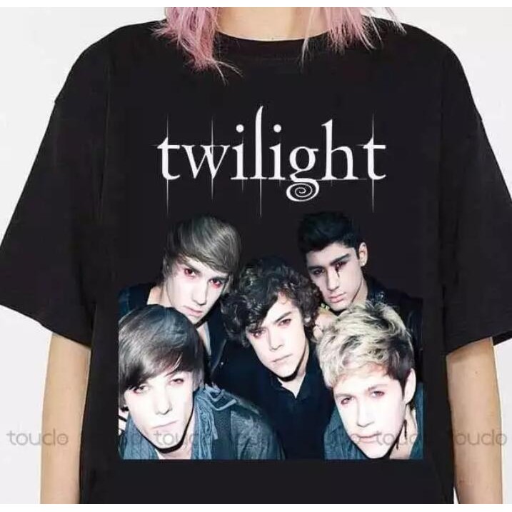 Áo thun nam cotton như Twilight One Shirt Twilight Shirt The Twilight Saga Edward Cullen Áo sơ mi Ro