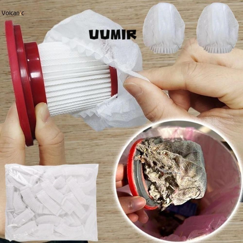 Lưới lọc máy hút bụi UUMIR, Bộ lọc thu gom bụi chống bụi không dệt, Phụ kiện vỏ lọc lưới dùng một lần bền bỉ