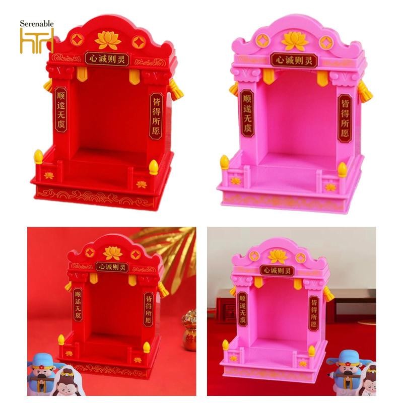 Đền thờ Altar Điêu khắc Altar Phật Kệ Trang trí Trung Quốc Pooja Bàn Tượng