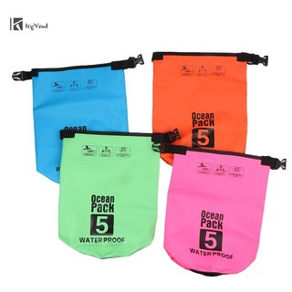 KgYewl 5L 10 L Trôi Đi Bè Túi Khô Chống Thấm Nước Nhẹ Bơi Gói Đi Biển Túi Bảo Quản Kayaking Lặn Nổi Bao Nước Mới