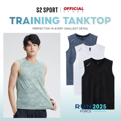 Áo ba lỗ nam S2 SPORT tank top thể thao mùa hè camouflage thoáng mát co giãn thoáng khí - STT10
